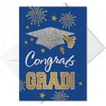 thumbnail image 1 of 24 Pack Blue Fireworks College Graduation Cards Gift With Envelope & Stickers Blank Note Greeting Cards, 5 x 7 Inch, 1 of 6