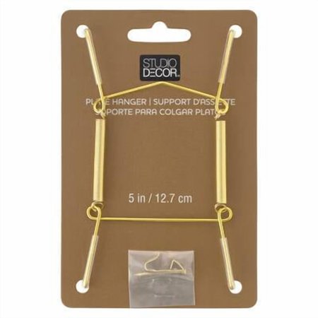 24 Pack: Brass Plate Hanger by Studio Decor