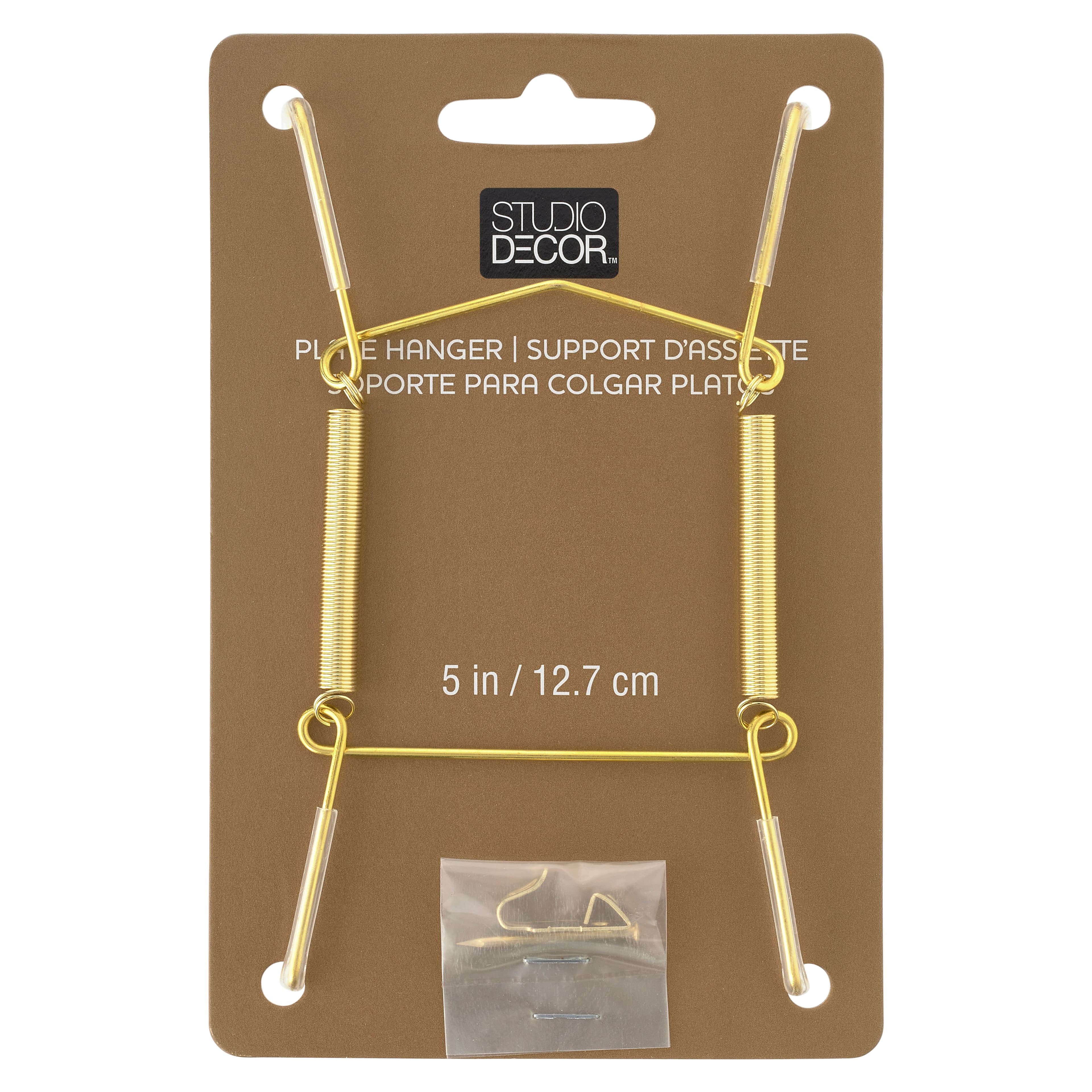 24 Pack Brass Plate Hanger by Studio Décor®