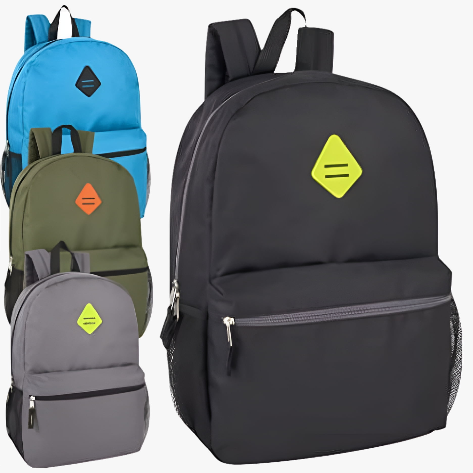 19 Inch Durable Bookbag 24 Pack Bulk Backpacks for Kids School Homeless Adults Nonprofit Walmart