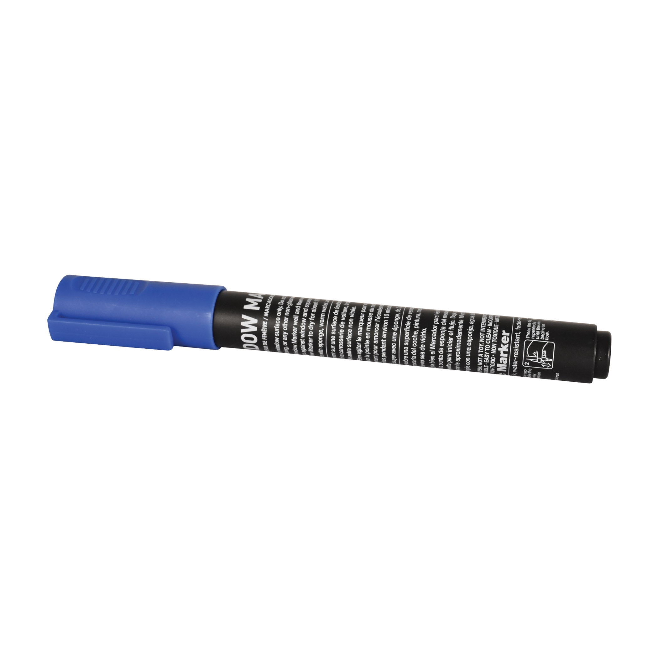 24 Pack Bulk Blue Washable Window Marker Indoor & Outdoor Use