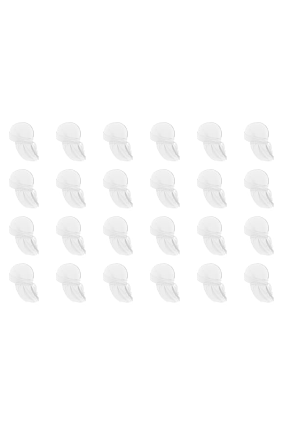 24 Pack Bulk Durags Ideal for Barbershops Events or Resale (White)