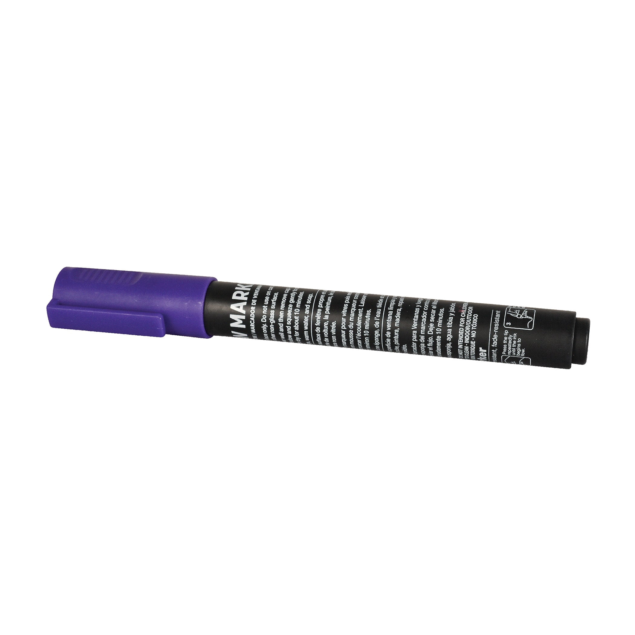 24 Pack Bulk Purple Washable Window Marker Indoor & Outdoor Use