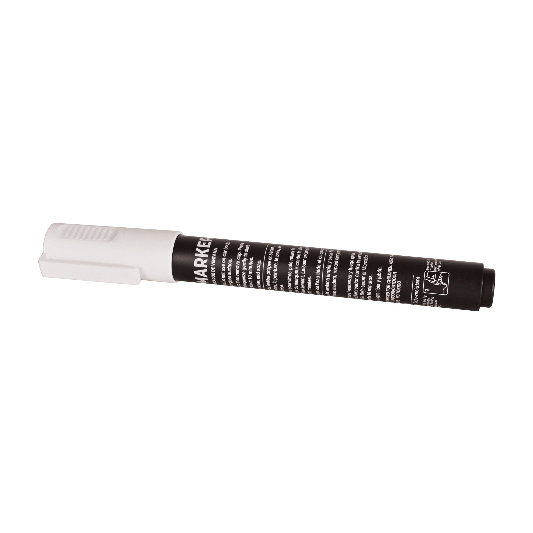 24 Pack Bulk Washable White Window Marker Indoor & Outdoor Use