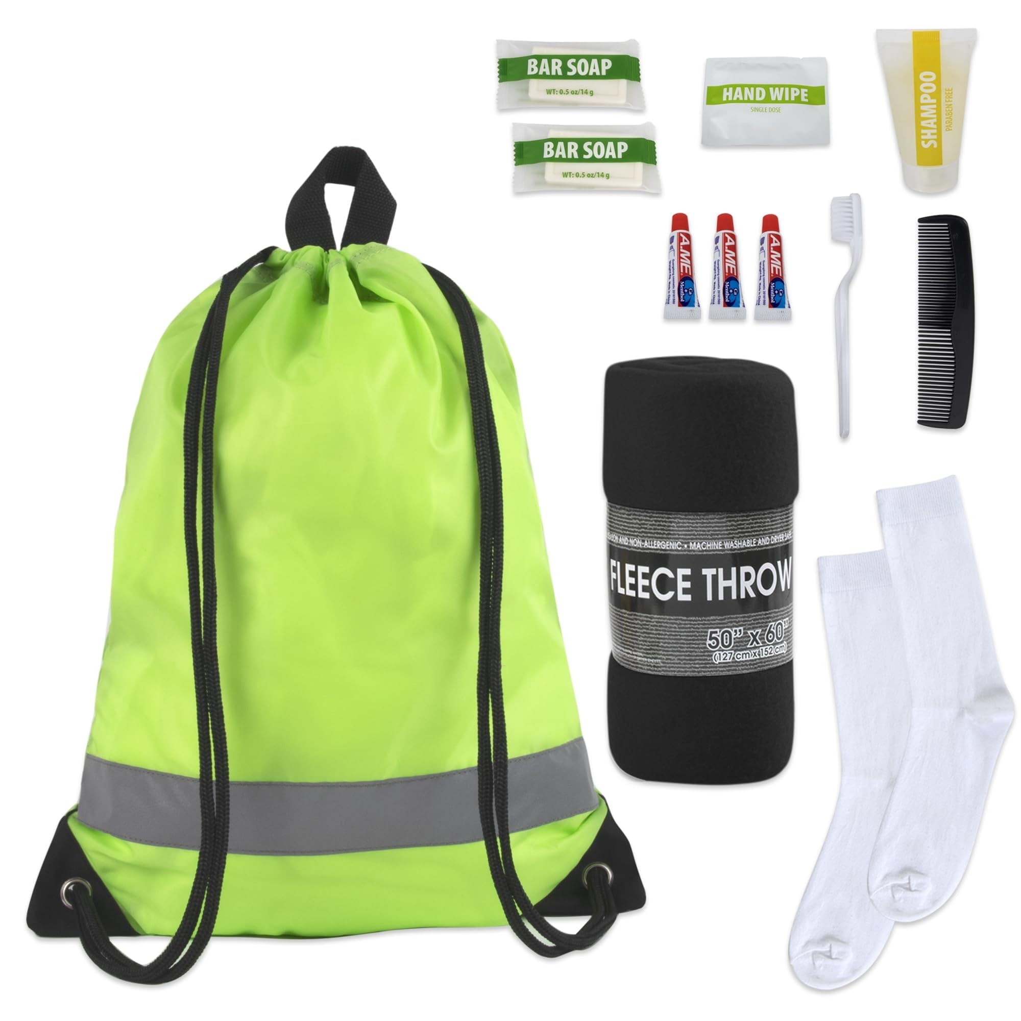 24 Pack of Bulk Wholesale Homeless Care Packages for Hygiene Containing