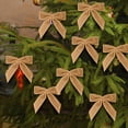 thumbnail image 1 of 24-Pack Burgundy Velvet Bows, 35 Inch Pre-Tied Ribbon Bows for Wreaths, Christmas Tree Decor, Gift Wrapping, Wedding Party Favors and Craft Projects(Khaki), 1 of 9