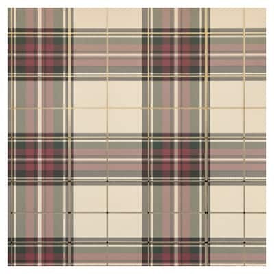 Recollections Christmas Plaid Cardstock Paper, 12" x 12", 24 Pack