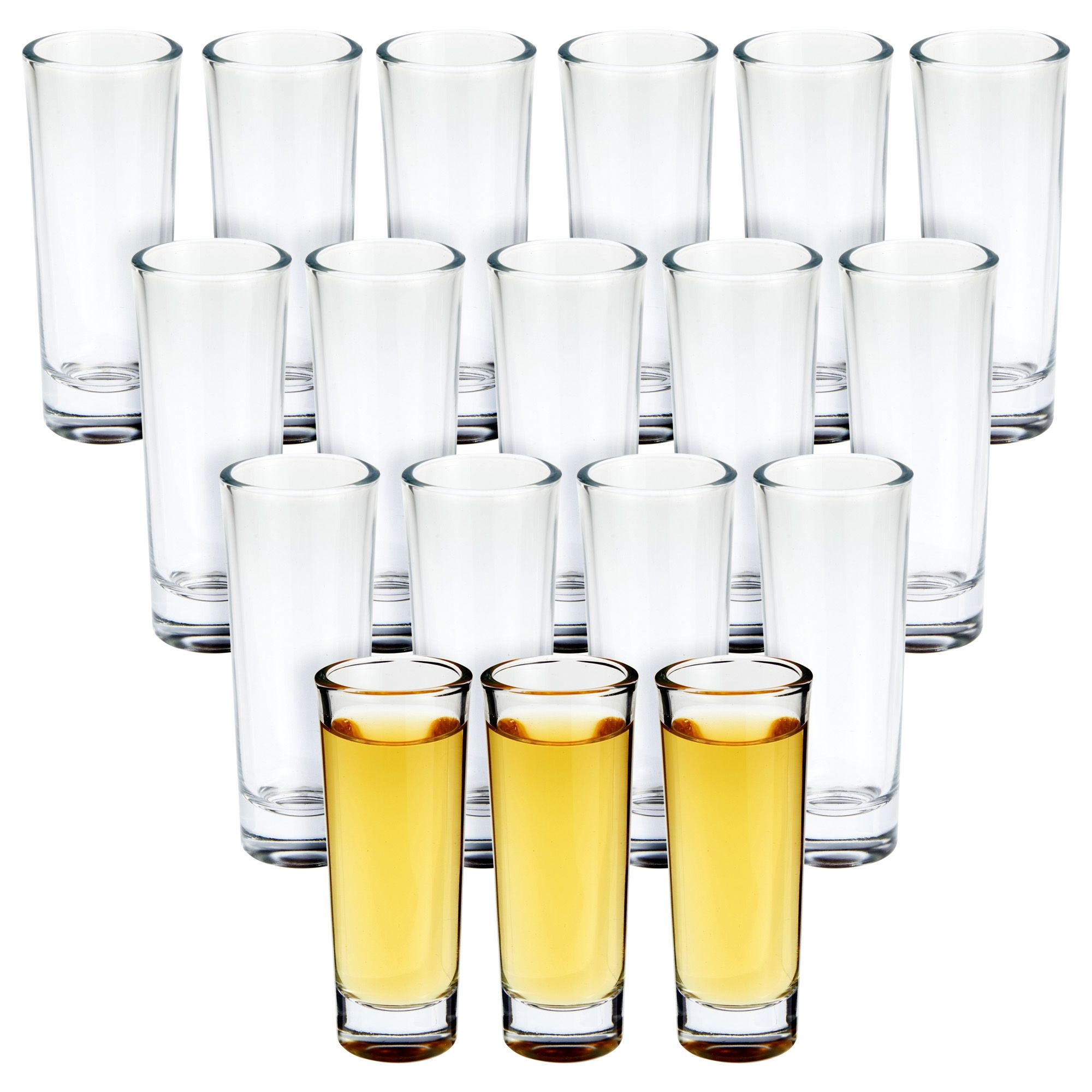 Better Homes & Gardens Clear DiamondCut Glass Shot Glass, 6 Pack