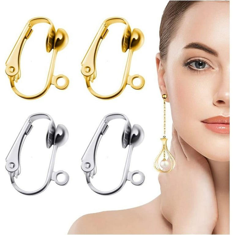 24 Pack Clip On Earring Converters, Hypoallergenic Clip On Earring