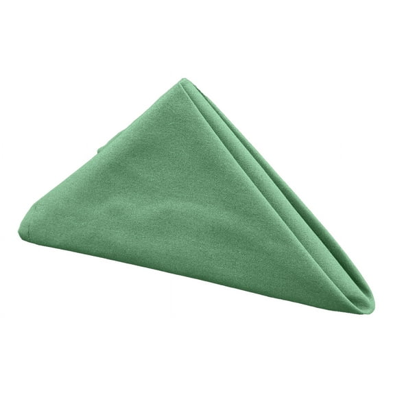 24 Pack Cloth Table Napkins / Linens - 20 Inch x 20 Inch - Easy Care 100% Spun Polyester - Cotton Like Feel - Hunter Green