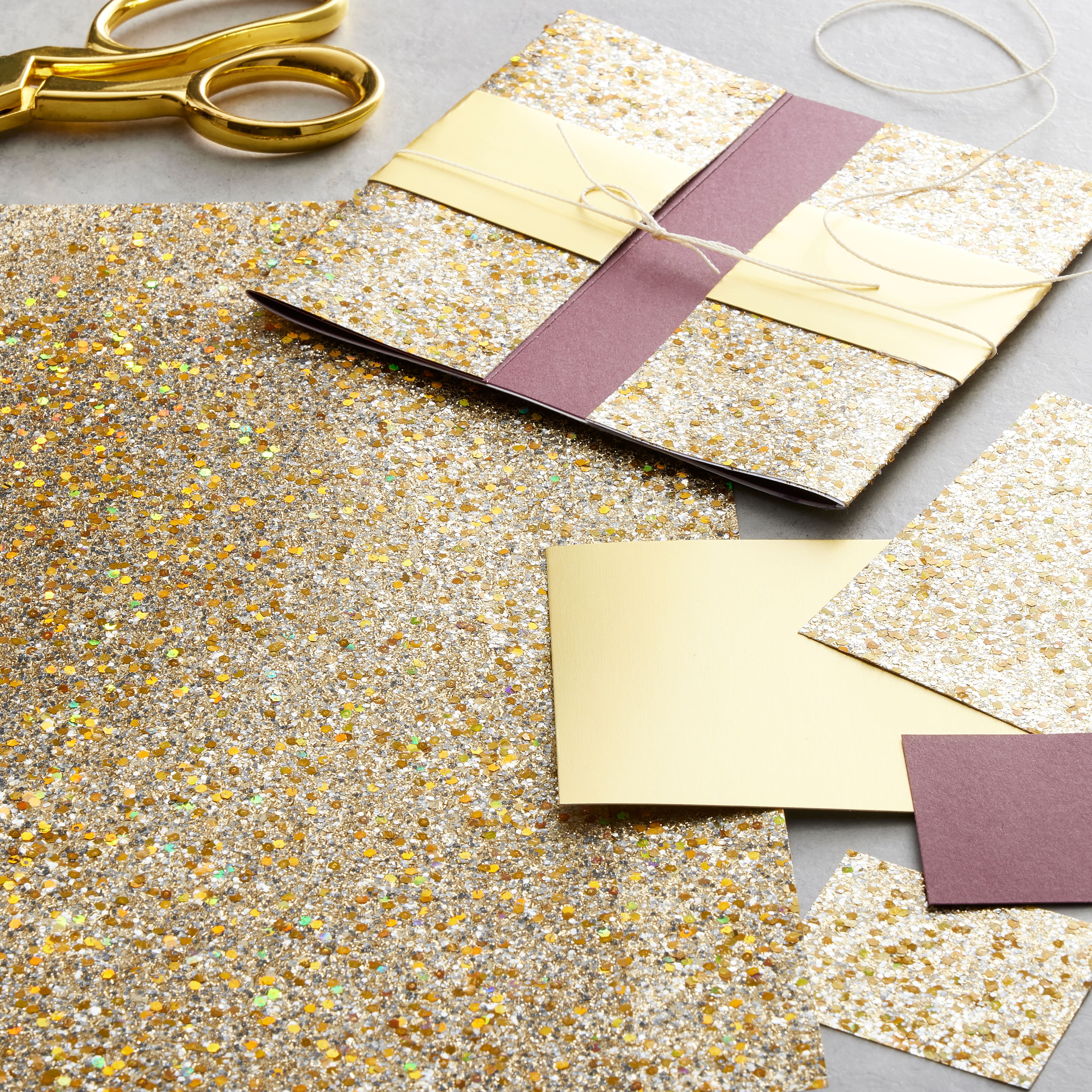 Recollections Confetti Glitter Paper, 12" x 12", 24 Pack