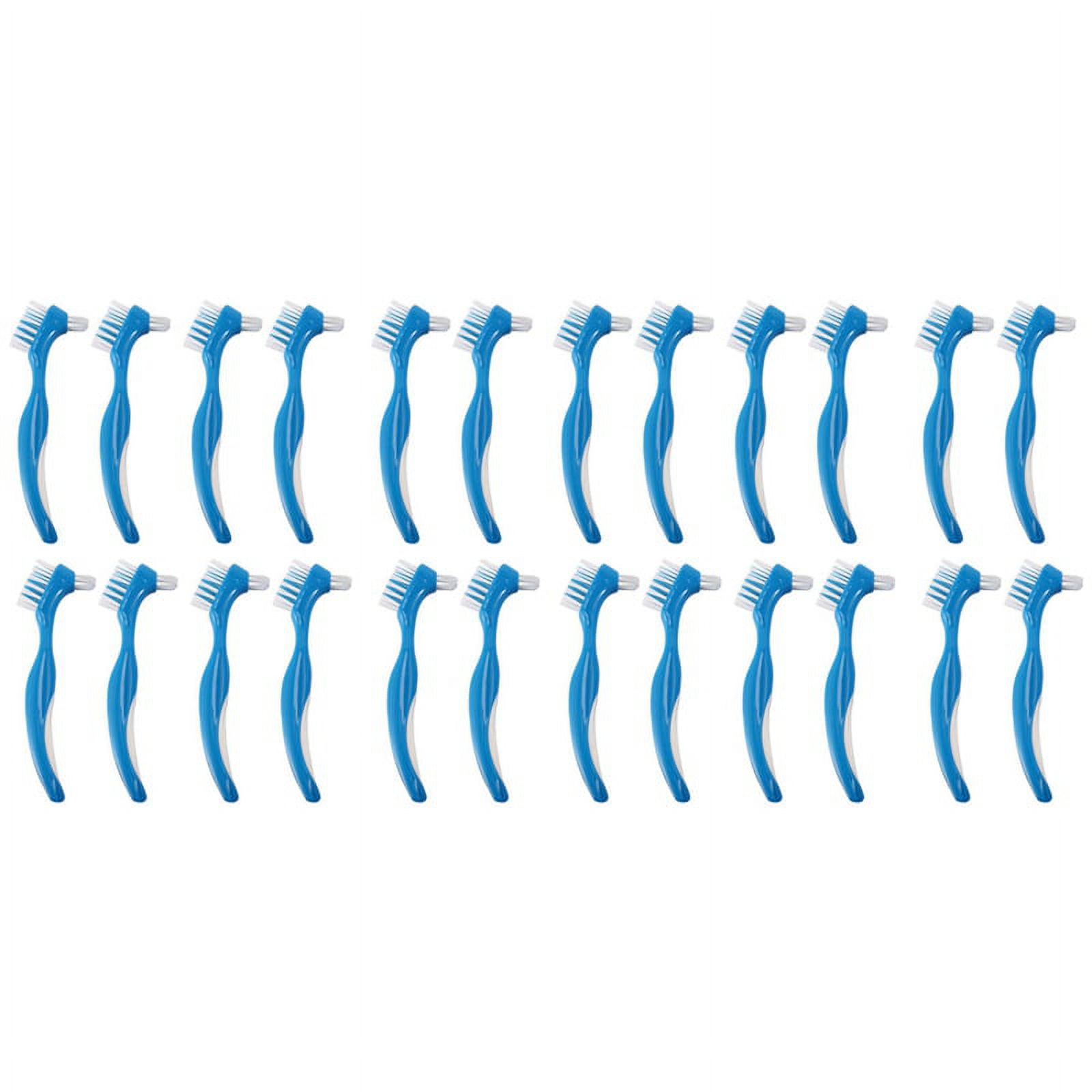 24 Pack Denture Brush Hard Denture Cleaning Brush Teeth Brush