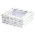 thumbnail image 1 of 24 Pack, Distressed Wood Rigid Window Box, Medium 5.75X5.75X2" for Candy, Cookies or Gourmet Food, 1 of 1