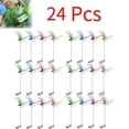 thumbnail image 1 of 24 Pack Dragonfly Clip Bug Repellent, 3D Dragonfly Decor Gardening, Fake Dragonfly Clip, 3D Dragonfly Garden Decorative Clips Easy to Use, Garden Bird and Fly Scare Devices, 1 of 6