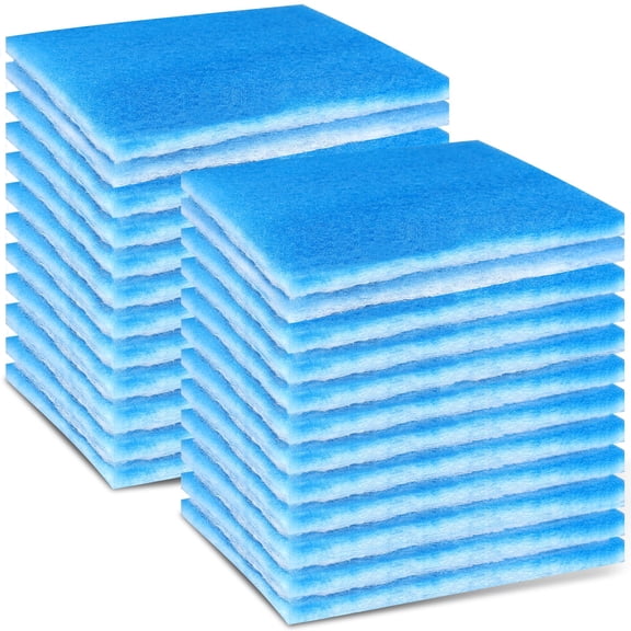 24 Pack Dryer Filter Replacement, Pre-Cut Portable Dryer Filters Compatible with FUNMAS Indoor Dryer Vent System MERV 7 Double Layer Filtration