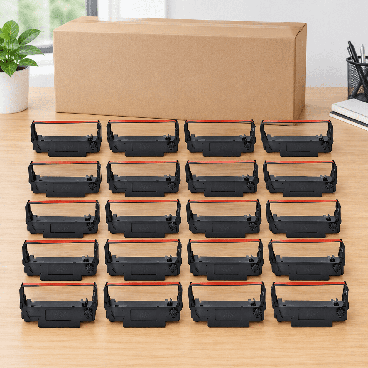 24 Pack ERC30 ERC-30 ERC 30 34 38 B/R Compatible with Ribbon Cartridge ...