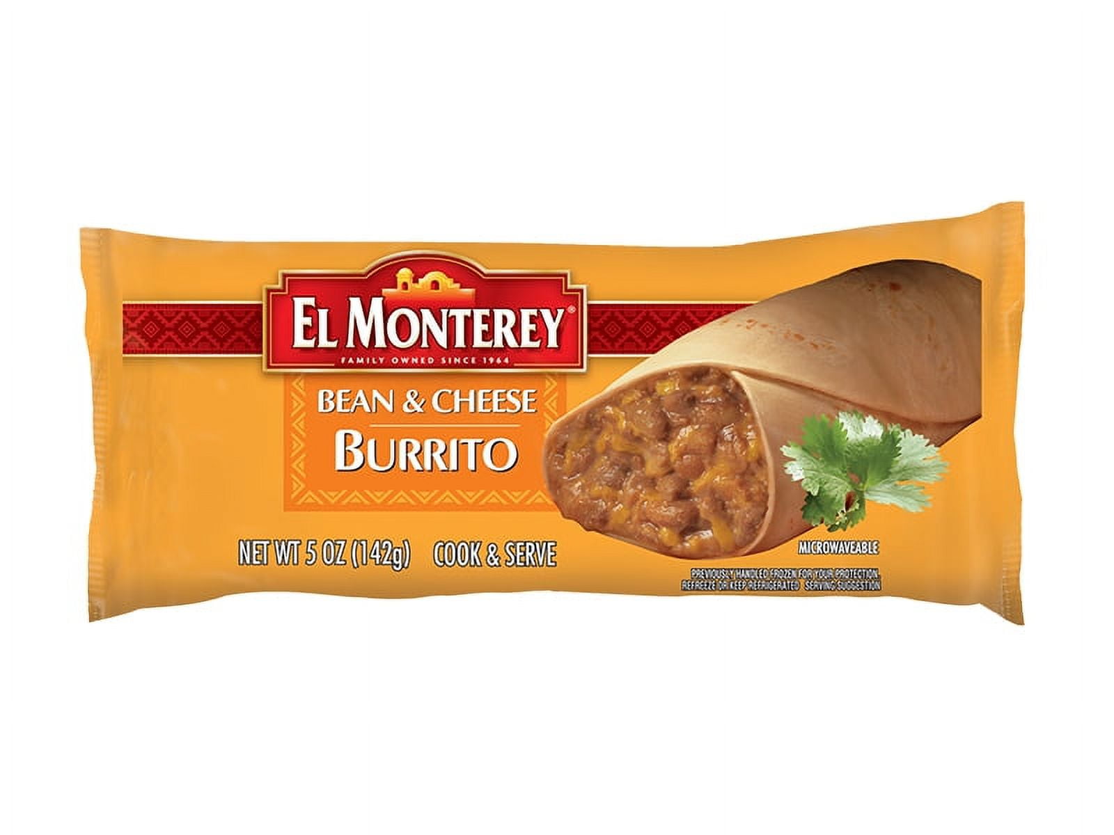 (24 Pack) El Monterey Bean & Cheese Burrito, 5 oz.