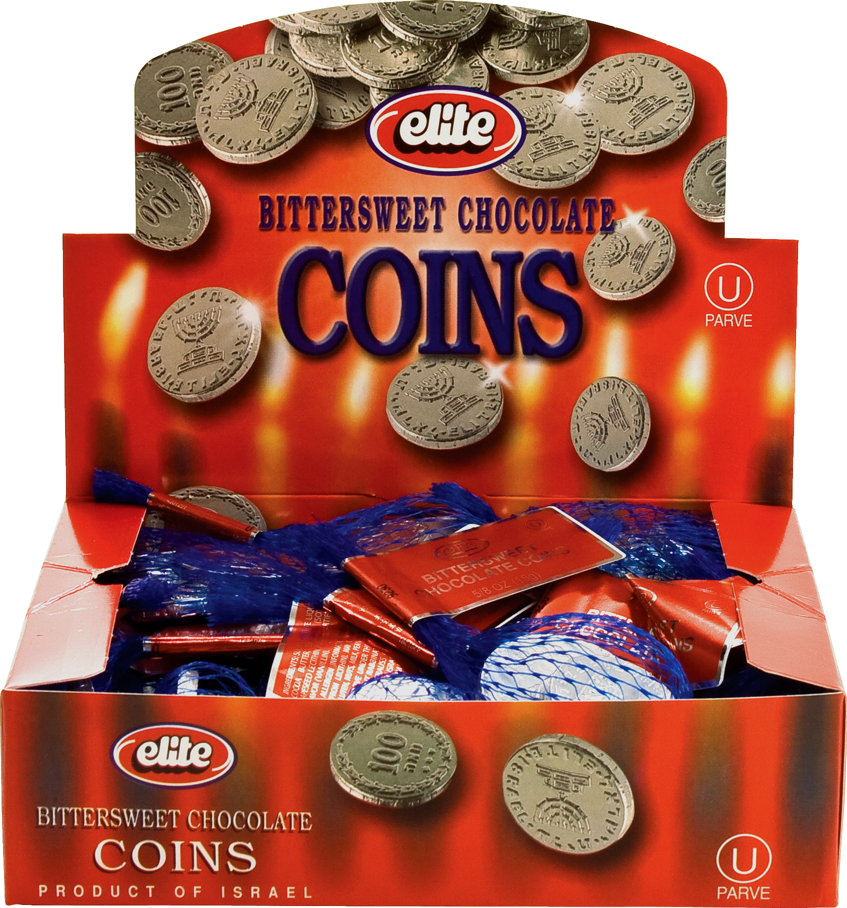 (24 Pack) Elite Bittersweet Chocolate coin - image 1 of 3