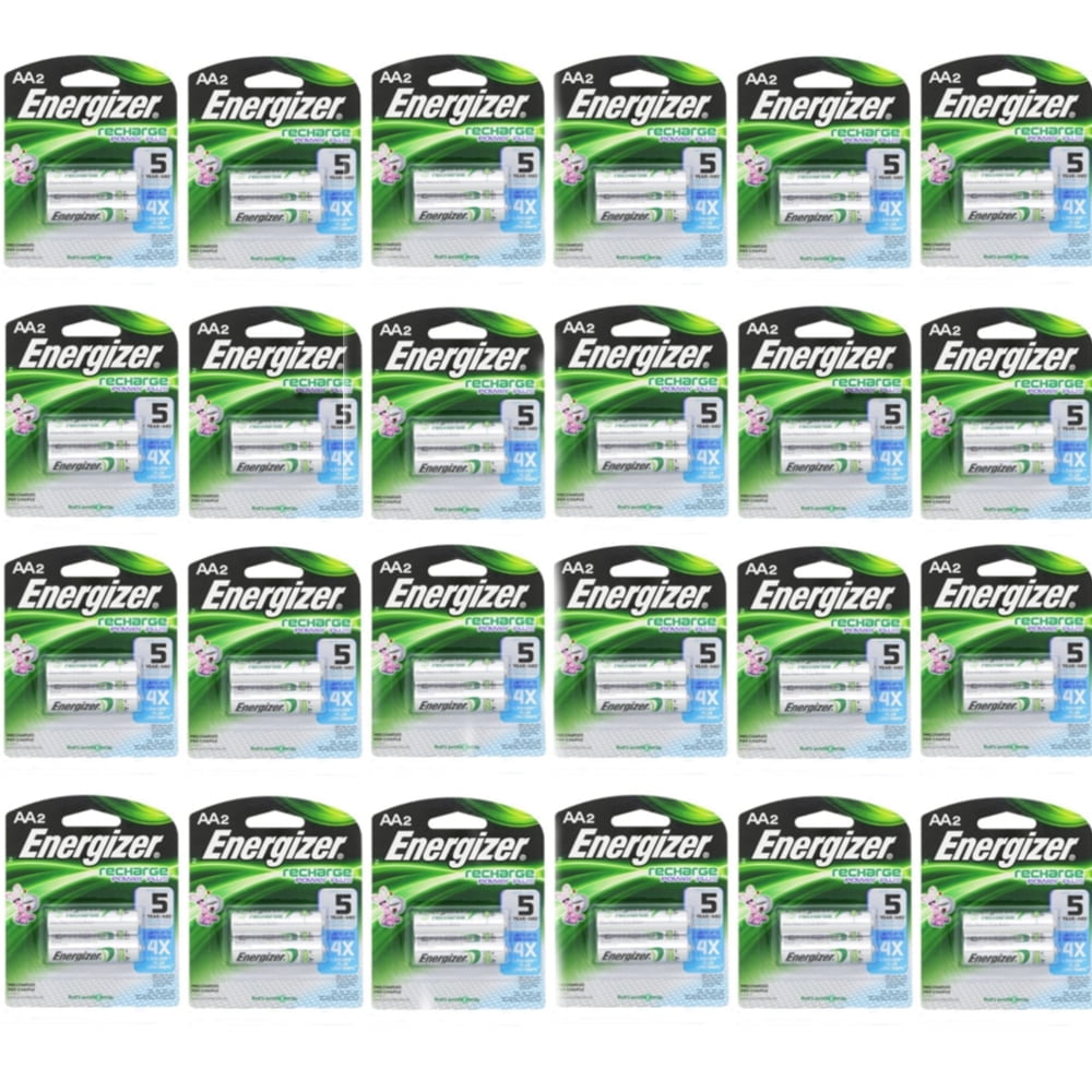 24 Pack Energizer Rechargeable Power Plus AA 2300 mAh Batterie 2Ea =48 Batteries