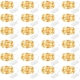 thumbnail image 1 of 24 Pack Fairy Lights Battery Operated - 7Ft 20 Led Mini String Lights Silver Wire Waterproof Firefly Starry DIY Lights for Bedroom Patio Wedding Party Christmas Decor (Warm White), 1 of 7