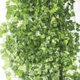 thumbnail image 1 of 24 Pack Fake Ivy Leaves Artificial Ivy Garland Greenery Garlands Hanging Plant Vine for Wedding Wall Party Room Astethic Stuff Decor, 1 of 5