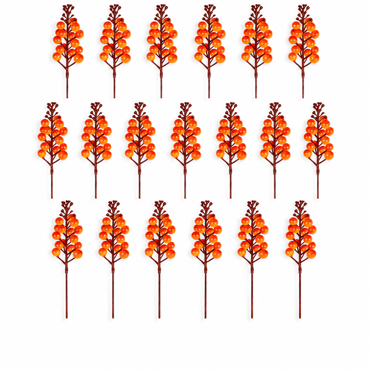 24 Pack Fall Berry Stems 7.5