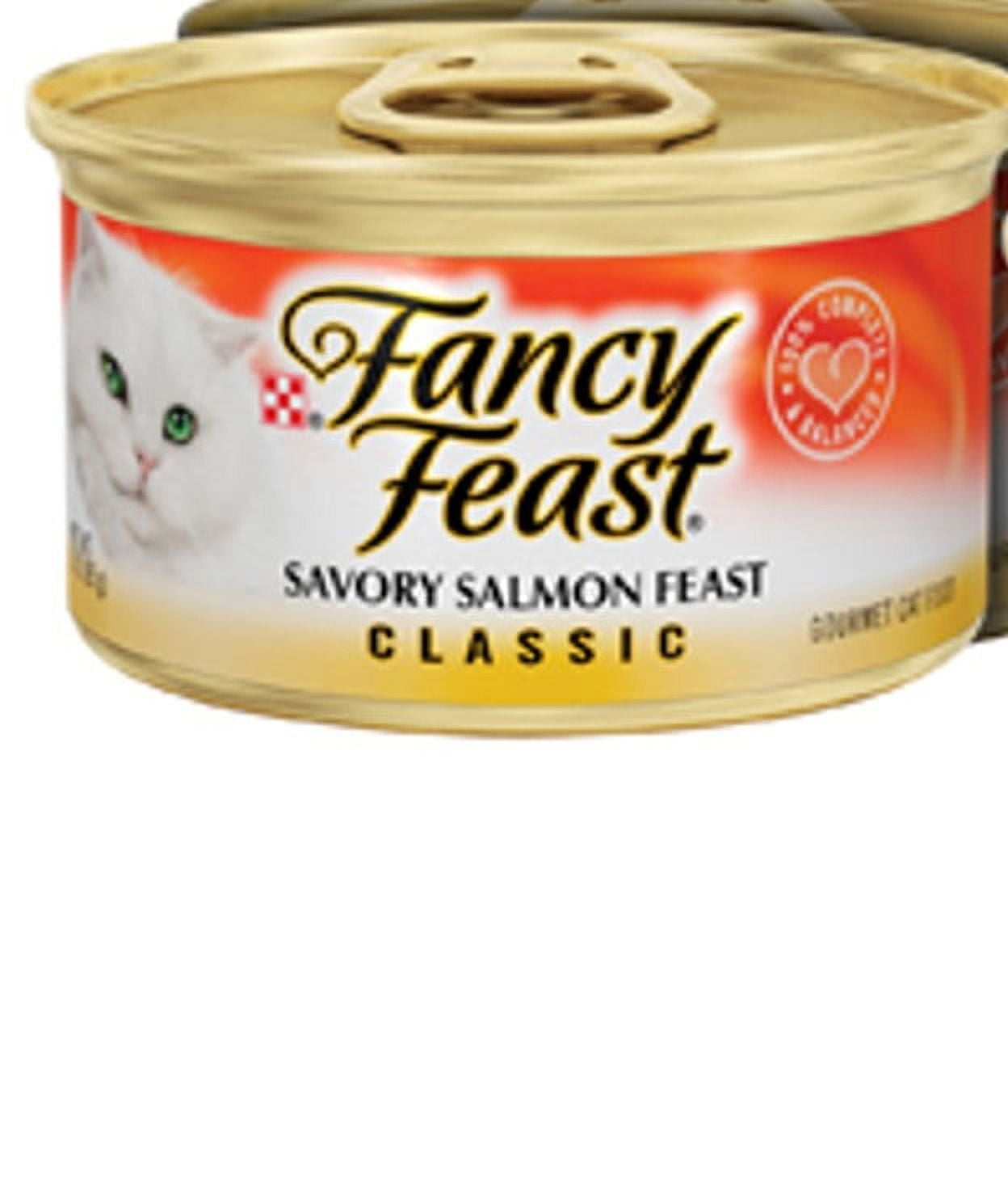 (24 Pack) Fancy Feast Classic Savory Salmon Feast Wet Cat Food 3 Oz. Cans