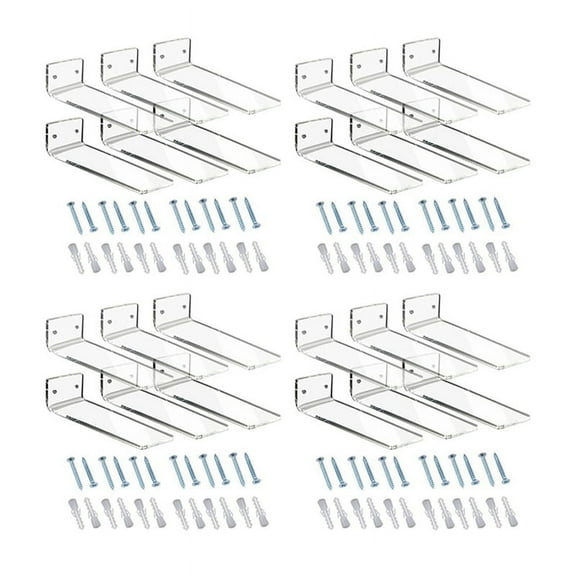 24 Pack Floating Shoe Display,Shelves Wall Mount Levitating Shoe Display Stand for Sneaker Collection or Shoes Box