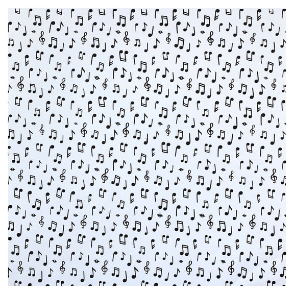 Recollections Foil Music Notes Paper, 12" x 12", 24 Pack