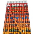 thumbnail image 1 of 24 Pack- Formula One Sport Car Racing Print Wooden Pencils (Standard 7.5") #2 Lead. One Top Rubber Eraser., 1 of 4