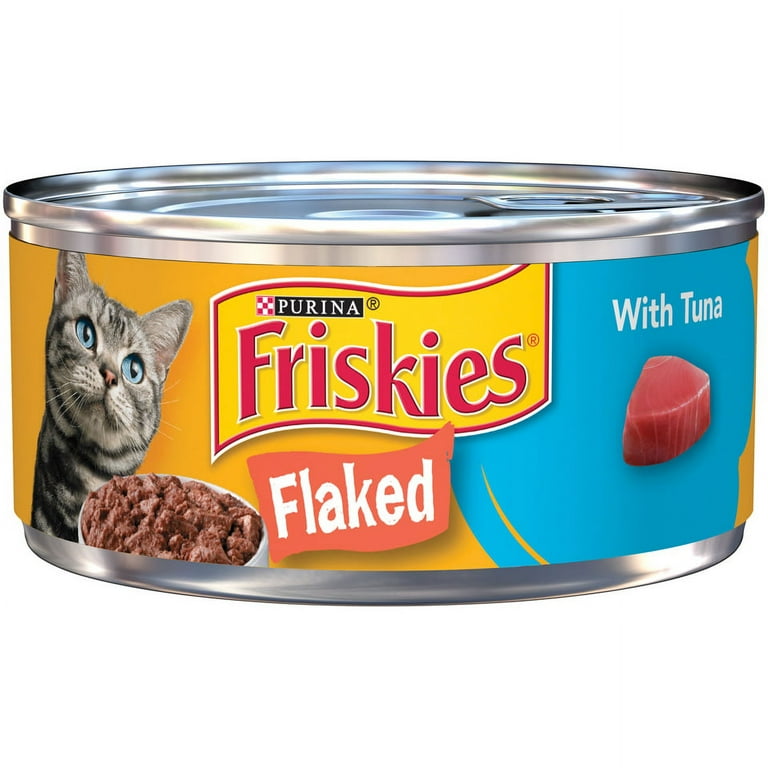 24 Pack Friskies Flaked with Tuna Cat Food 5.5 Oz. Cans