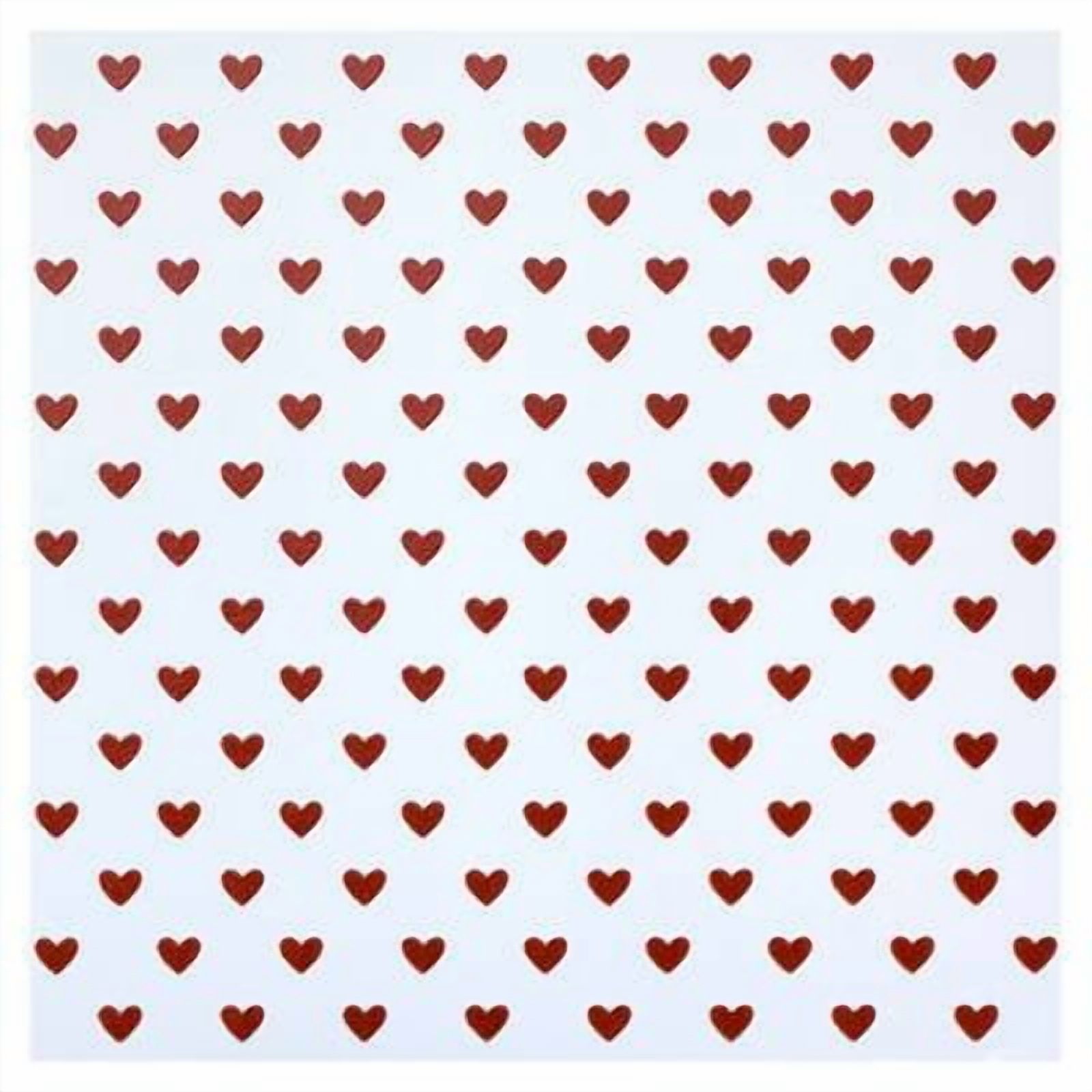 Recollections Glitter Heart Cardstock Paper, 12" x 12", 24 Pack