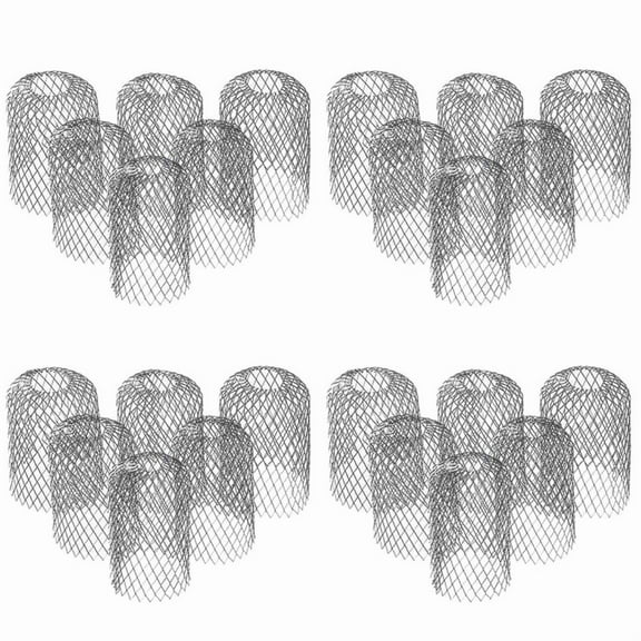 24 Pack Gutter Guard 3 Inch Expandable Aluminium Filter Strainer Gutter Downspout Guard for Stopping Blockage Leaves