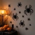 thumbnail image 1 of 24 Pack Halloween Bat Wall Decals, Spider And Bat Stickers For Party Decoration, 3D Bat Wall Decor, Halloween Scene Display, Seasonal Home Accent, 1 of 6