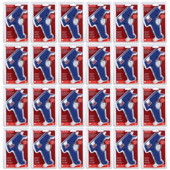 Craft Smart High Temp Mini Glue Gun, 24 Pack