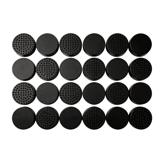 24-Pack Invisible Pot Feet, Non-Slip Rubber Plant Pot Risers for Indoor and Outdoor Planters, Flower Pot Lifters with Enhanced Grip Surface