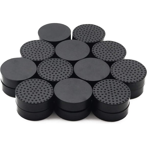 24 Pack Invisible Pot Feet with Enhanced Non-Slip Surface Grip Plant Pots and Flowers, Solid Rubber Risers, Lifters for Indoor or Outdoor Planters