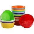 thumbnail image 1 of 24 Pack Kids Plastic Bowls, 11 Oz Colorful Toddler Bowl Set, BPA Free Small Children Bowl Unbreakable Small Snack Cereal Bowls, Dishwasher Safe, 8 Assorted Colors$$Home Decor, Kitchen, & Other, 1 of 6