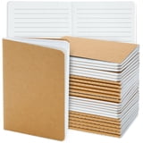 24-Pack Kraft Paper Notepad, A6 Size 4x6 in, 80 Lined Pages, for ...