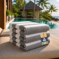 thumbnail image 1 of 24-Pack Large Beach Towel Set, 30" x 60" for Pool & Resort, Grey, 1 of 1