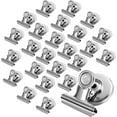 24 Pack Magnetic Clips Heavy Duty Fridge Magnets Clips, Whiteboard