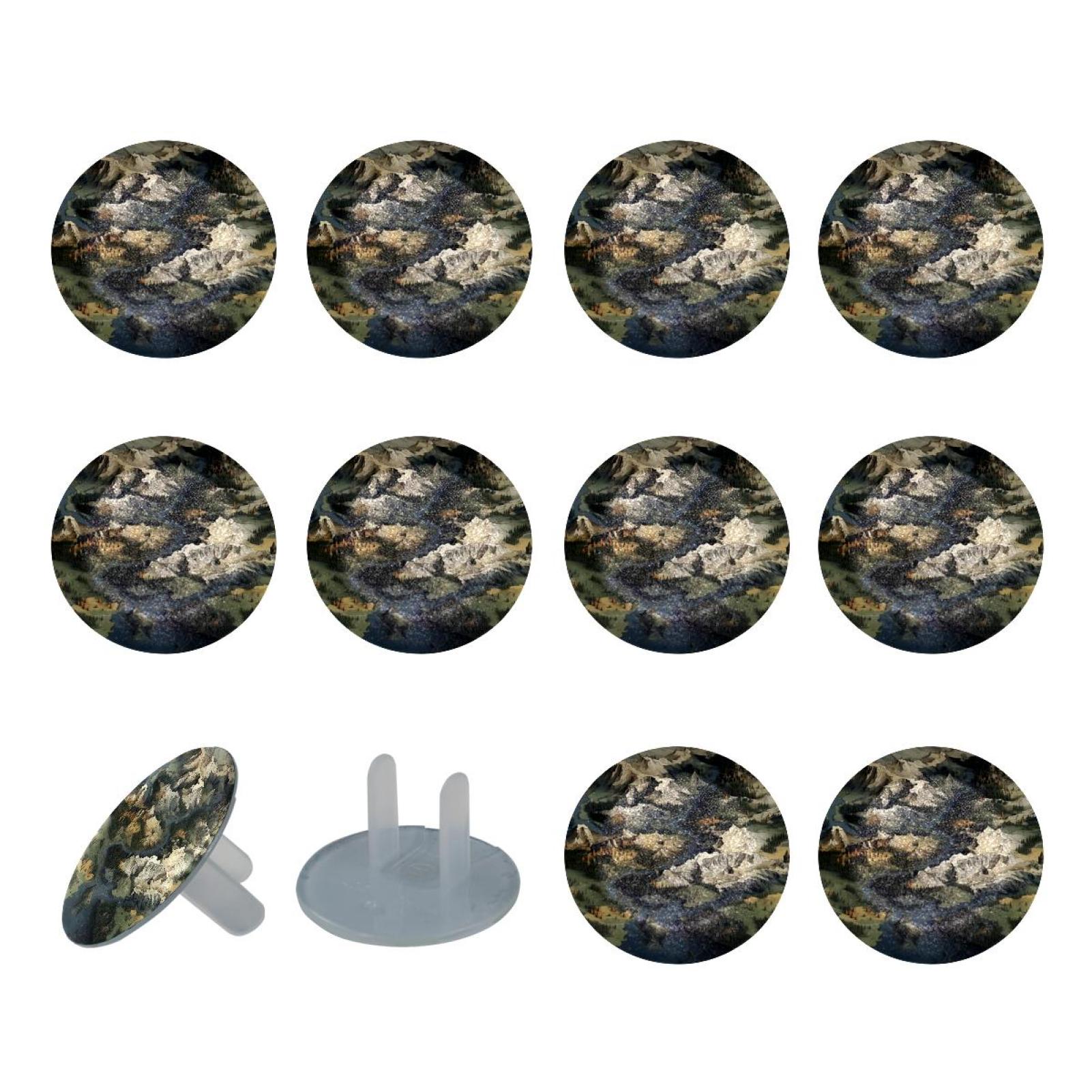 24 Pack Map Block Outlet Covers Baby Proofing Socket Protectors Child ...