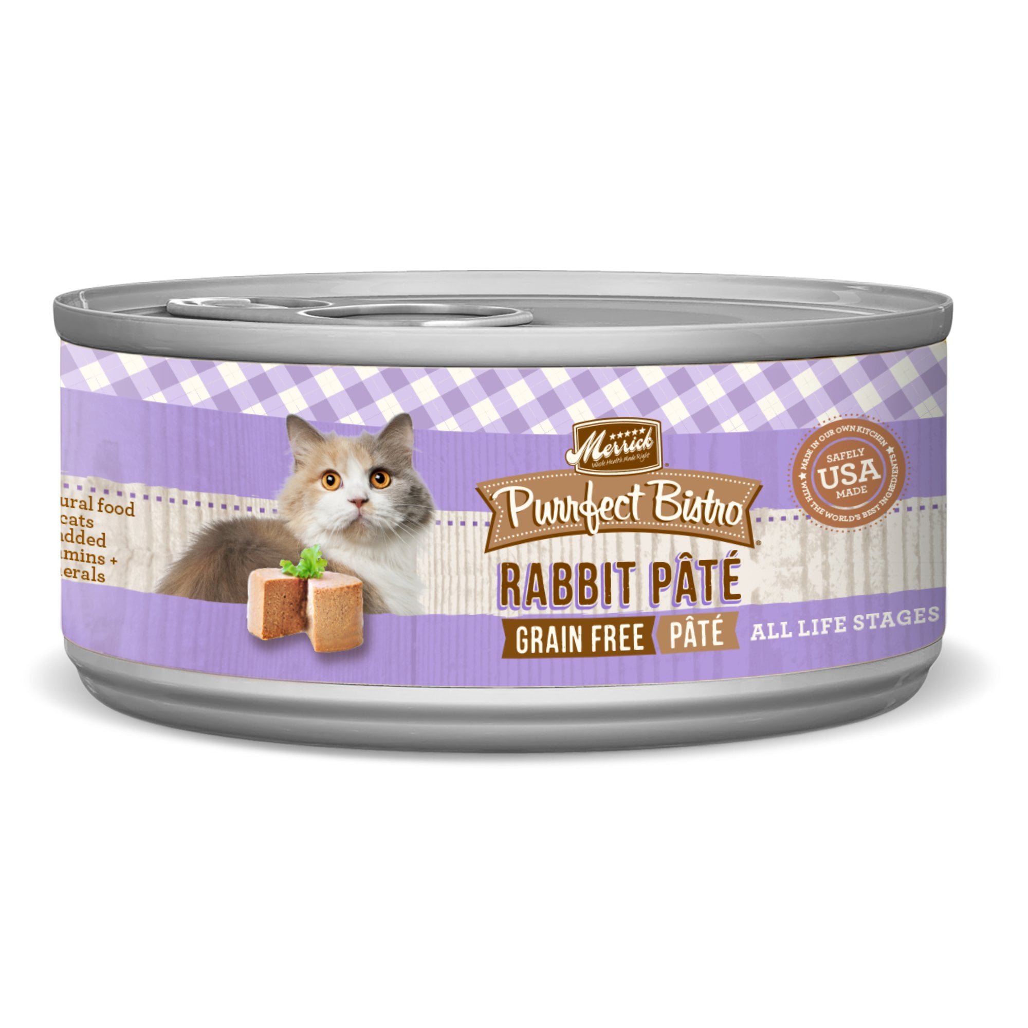 Merrick Purrfect Bistro Grain Free Rabbit Pate Wet Cat Food 24 3 oz. Cans Walmart