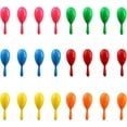 thumbnail image 1 of 24 Pack Mexican Neon Colorful Maracas Baby Noisemaker - 6" Toys for Cinco de Mayo Partys, Birthday, Fiesta Party Decorations, 1 of 7
