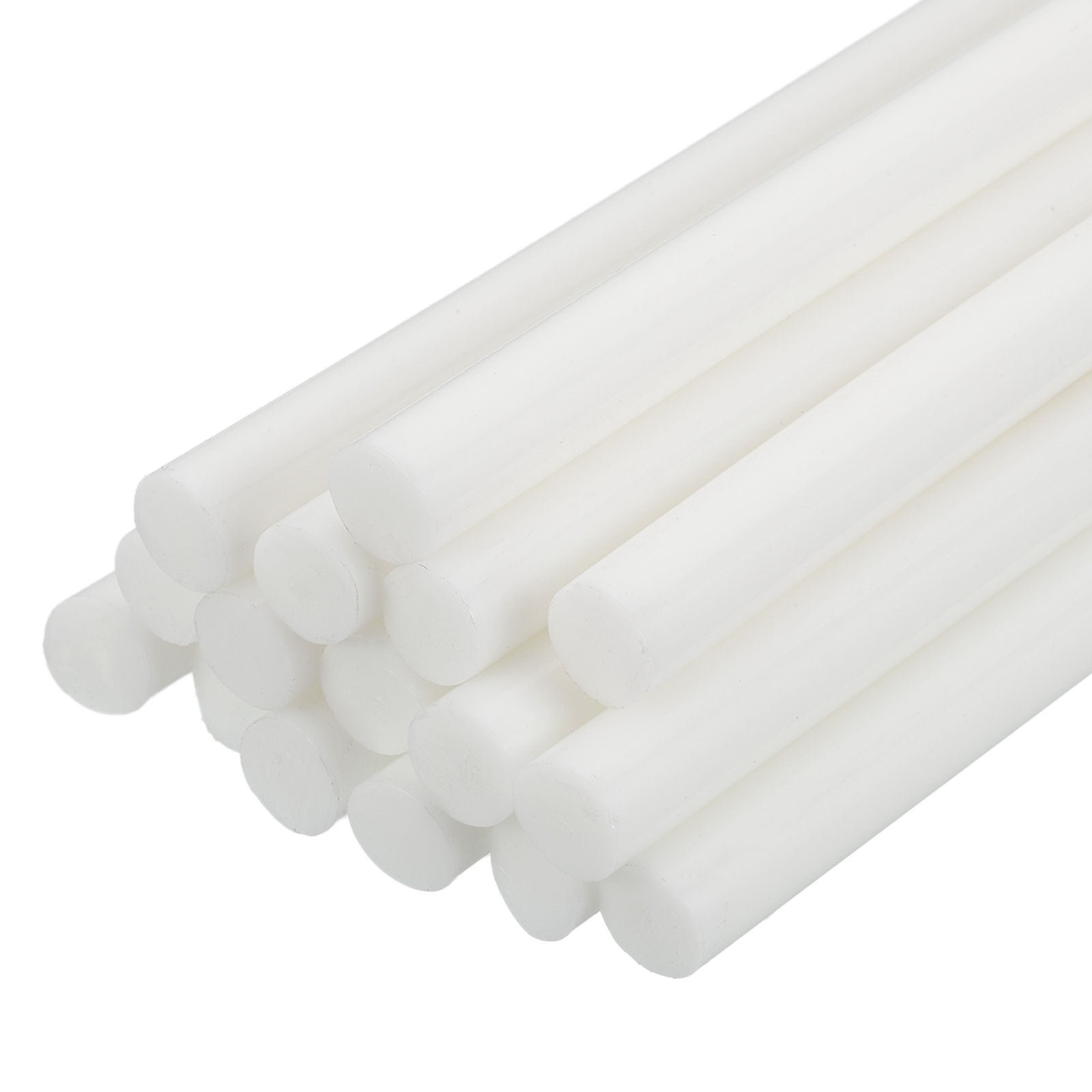 24 Pack Mini Hot Glue Sticks, 0.43" Dia x 7.87" Long EVA Glue Gun Sticks, White for DIY Projects
