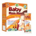 thumbnail image 1 of (24 Pack) Mum-Mum Organic Toddler Food, Sweet Potato Carrot Baby Food, 2 Packs (8g) Box, 1 of 13