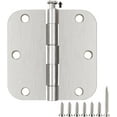 thumbnail image 1 of 24 Pack Nickel Door Hinges Satin Nickel 3.5 x 3.5 Inch Interior TDCHINGES, 1 of 5