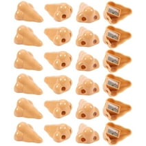 24 Pack Nose Pencil Sharpener for Kids - Funny Sharpeners for Novelty Gag Gifts, 1.7 x 1 x 2.2 in