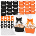 24 Pack Orange Black Boo Basket For Gifts Empty Bulk - Walmart.com