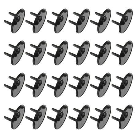 Uxcell 24 Pack Outlet Covers Proofing Plug Covers Easy Installation Electric Plug Protectors Safety Socket Cover Black